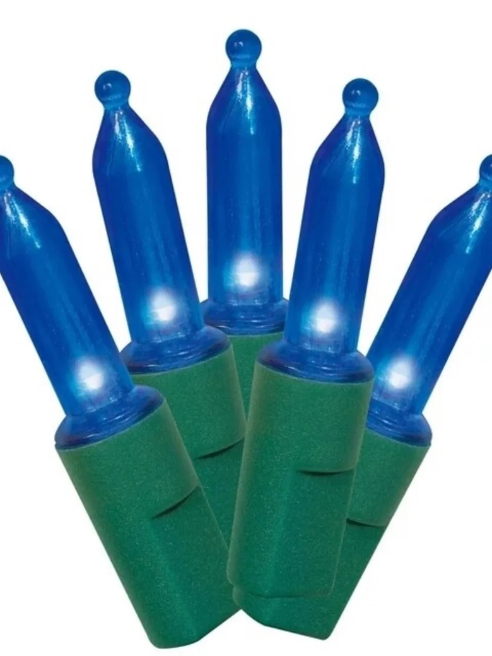 70-Blue Mini Lights Indoor/Outdoor 14.3' New in Box CHRISTMAS LIGHTS